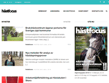 Tablet Screenshot of hastfocus.se